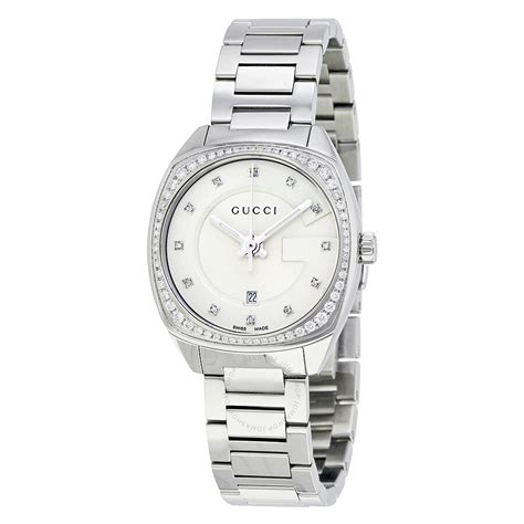 gucci watch stainless steel back|stainless steel Gucci ladies watches.